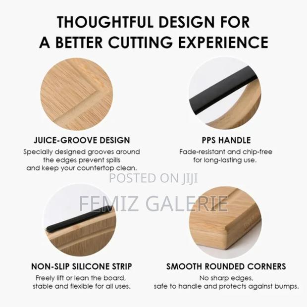 Oraimo Purechop Durable Bamboo Structure Cutting Boards · Photo 4