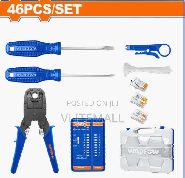 Wadfow 46-Piece Modular Plug Crimper Set - Whs2b46 · Photo 3
