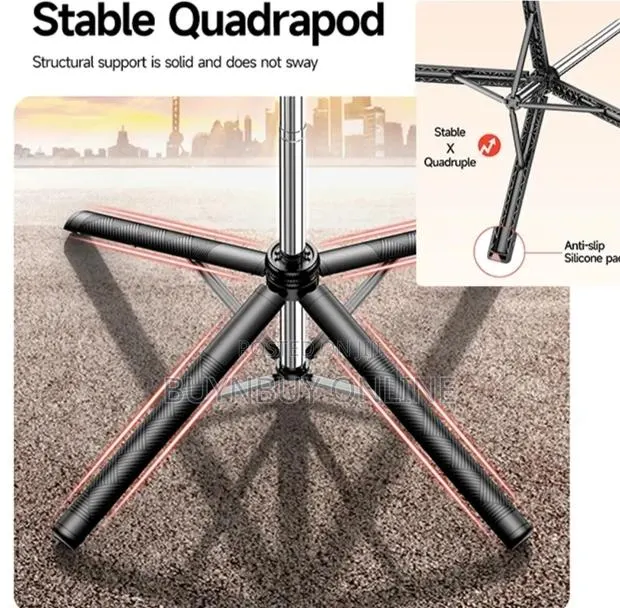 Adjustable 360° Panoramic Quadrupod/Tripod 1.8 Meters Long · Photo 1