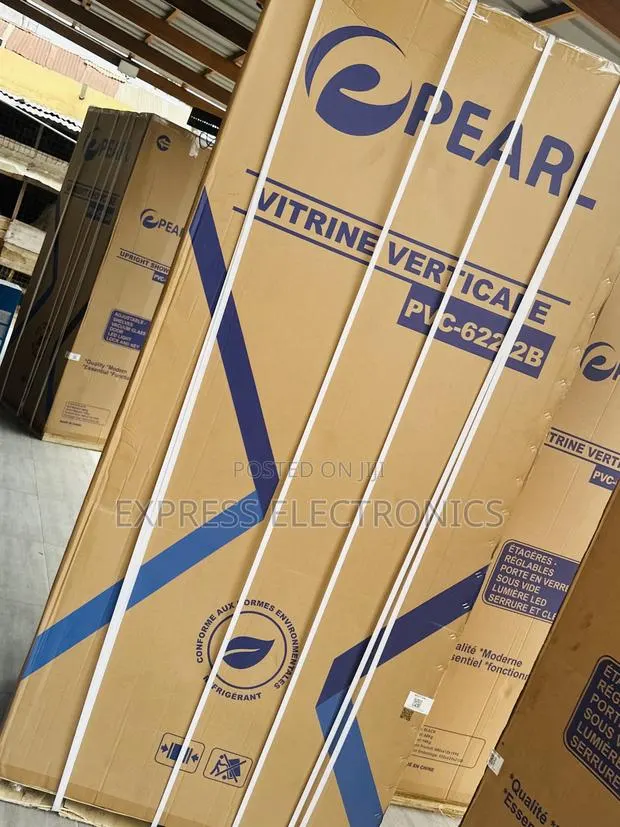 PBC-622-2B Double Door Fridge Pearl · Photo 1