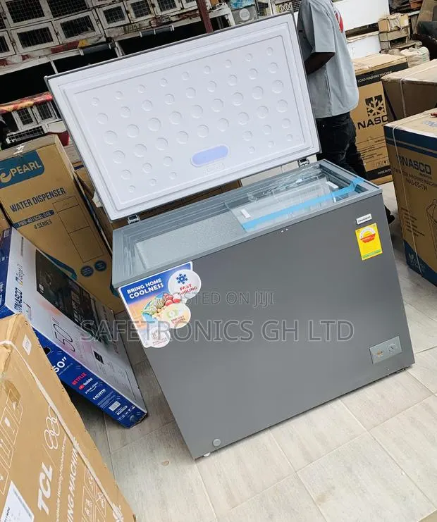 Enjoy Great Nasco 200 Liters Grey ^ Nas-250fl Singledoor Freezer · Photo 1