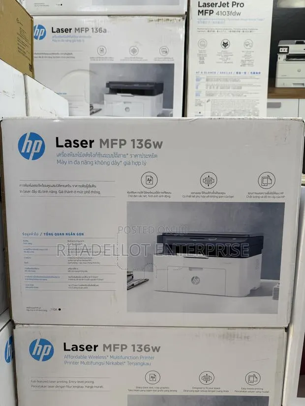 HP Laserjet Pro MFP 136w, Wireless, Print, Scan, Copy · Photo 1