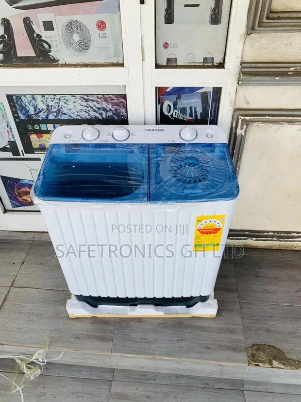 Efficient New Nasco Washing Machine Semi Automatic 8 Kg White · Photo 1