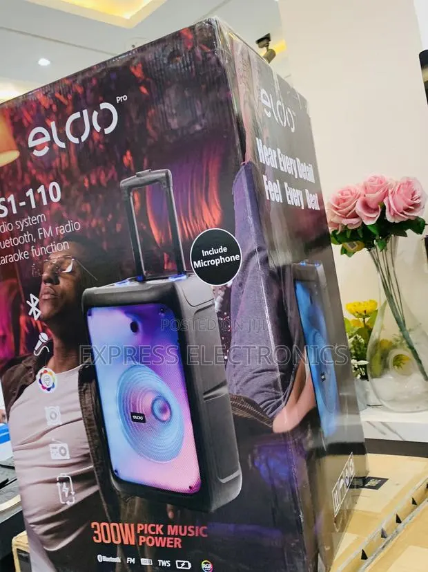 Purchase the New Bluetooth Speaker Eldo Ps1-110 Single 12" With Mic โ ยท Photo 1