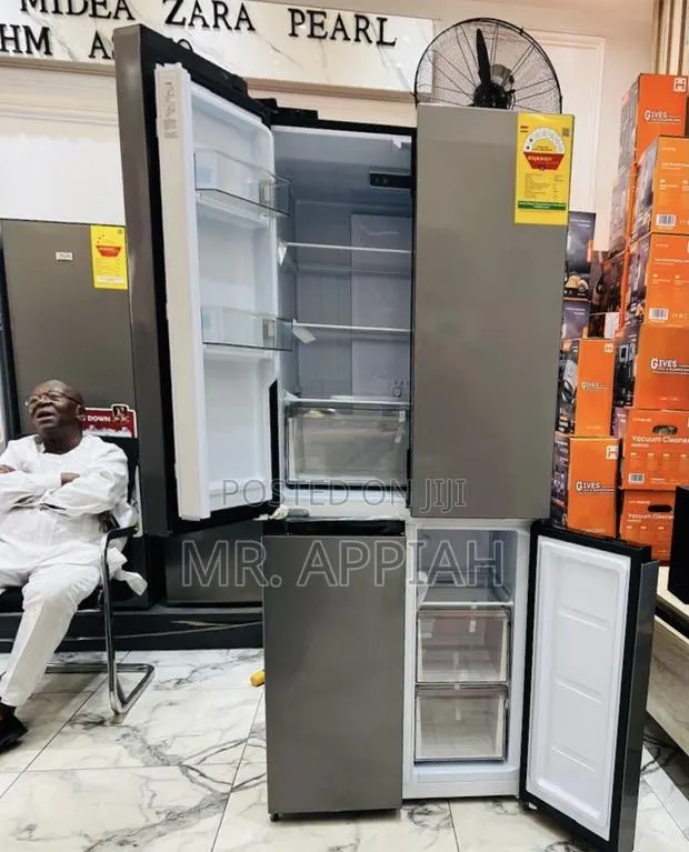 Order Authentic Nasco Side by Side Electric Fridge(Gray)Nasf2-400 · Photo 1