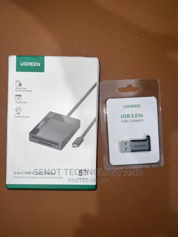 Ugreen 4 in 1 Card Reader ( Comes With Usb C Adapter) · Photo 1