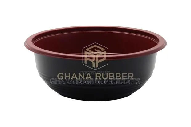 Red Black Soup Bowl 700ml + Lids (300pcs) · Photo 1