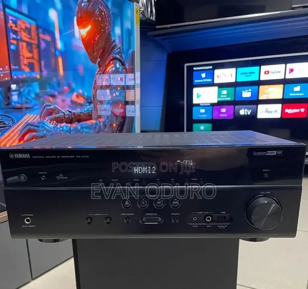 Powerful Yamaha Av Receiver 3d Sound Bluetooth/Radio/Usb/Optical/Hdmi · Photo 1
