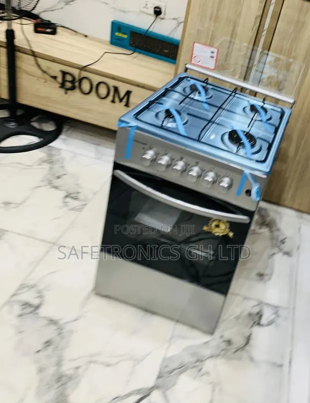 Exclusive Grey Volcano 50×50 Cm Free Standing Gas Cooker · Photo 1