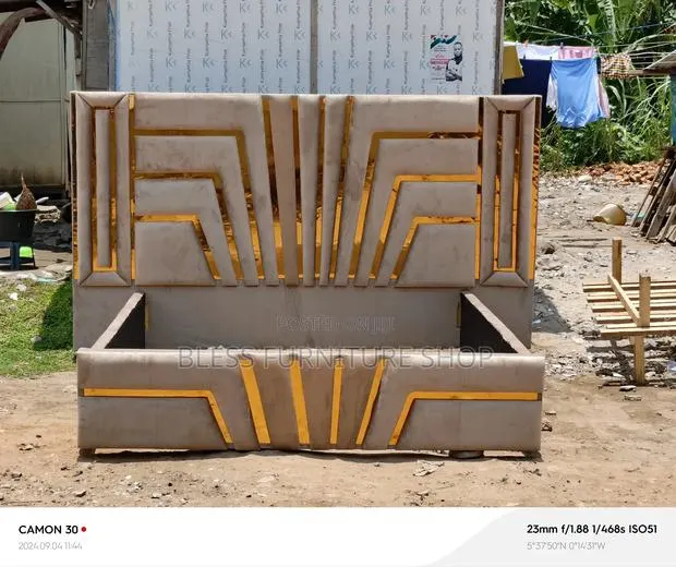 Queen Size Bed Frame With Side Drawers · Photo 1
