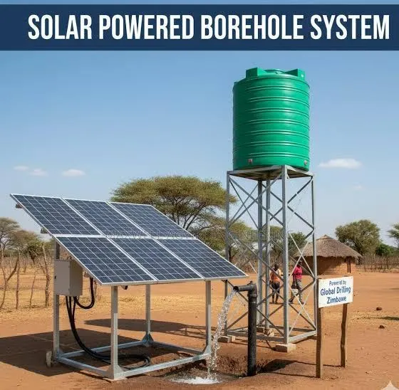 Solar Borehole Drilling Project · Photo 1