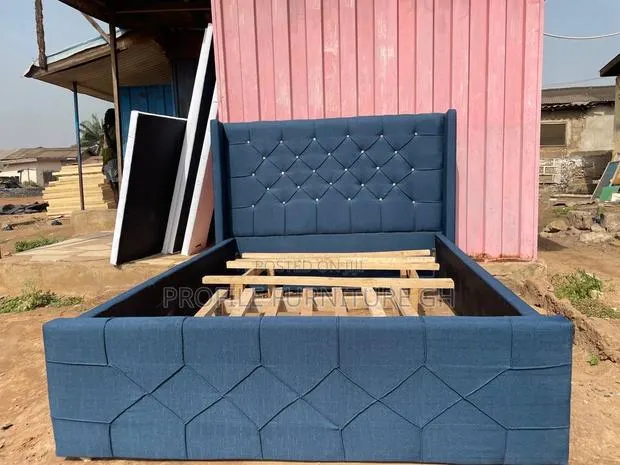 Sweet Blue Double 54x75 Bedframe// Durable And Luxurious · Photo 1