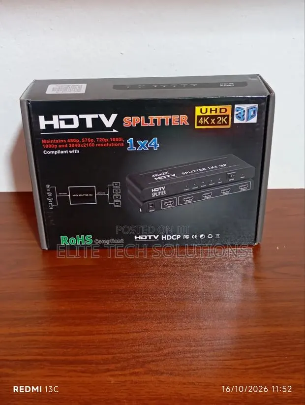 HDMI Splitter 4port 4k · Photo 1