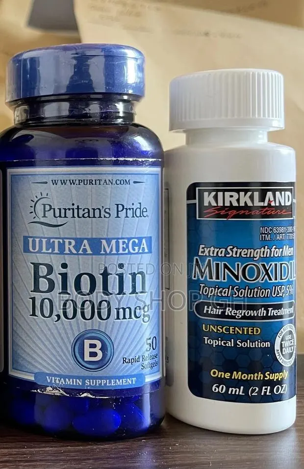 Kirkland Minoxidil Biotin Pack ( Beard Hairloss ) · Photo 1