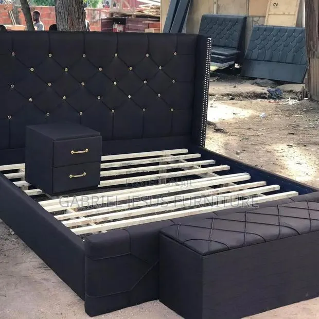 King Size Bed With Nightstand and Couch · Photo 1