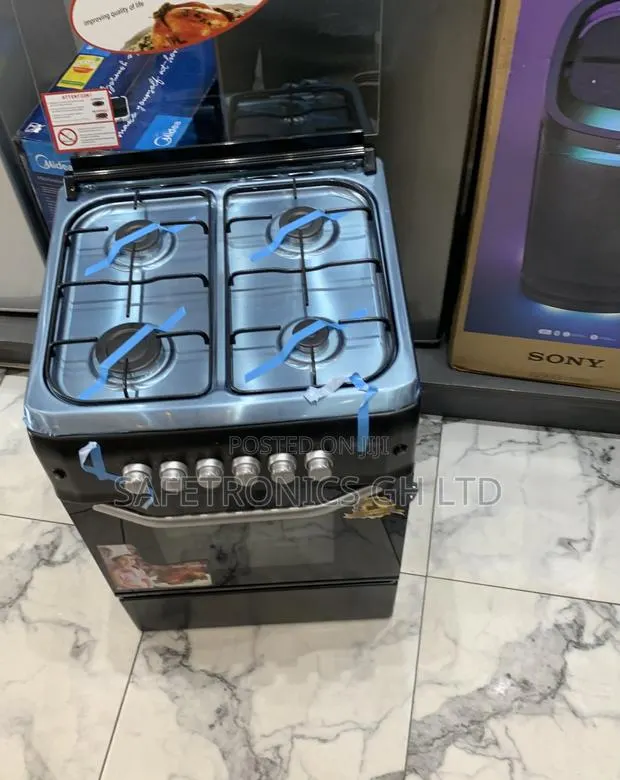 Neatly Sealed Ferre 60x60 4 Burner Gas Cooker, Auto Ignition, · Photo 1