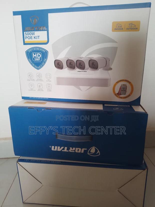 4 Channel 5mp Ip Camera Kit ( High Definition ) · Photo 1
