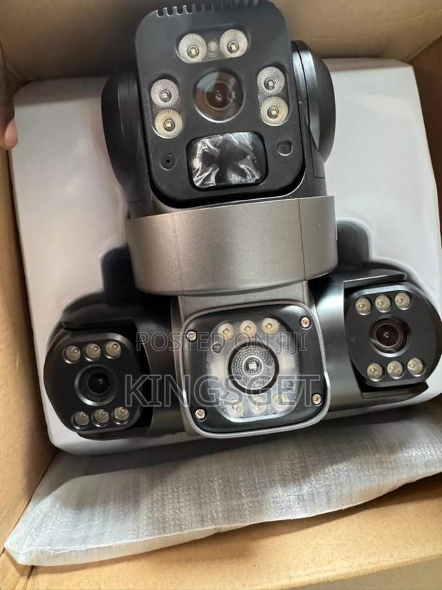 3 Lens Solar 4g Surveillance Cctv Camera Takes All Sim Cards · Photo 2