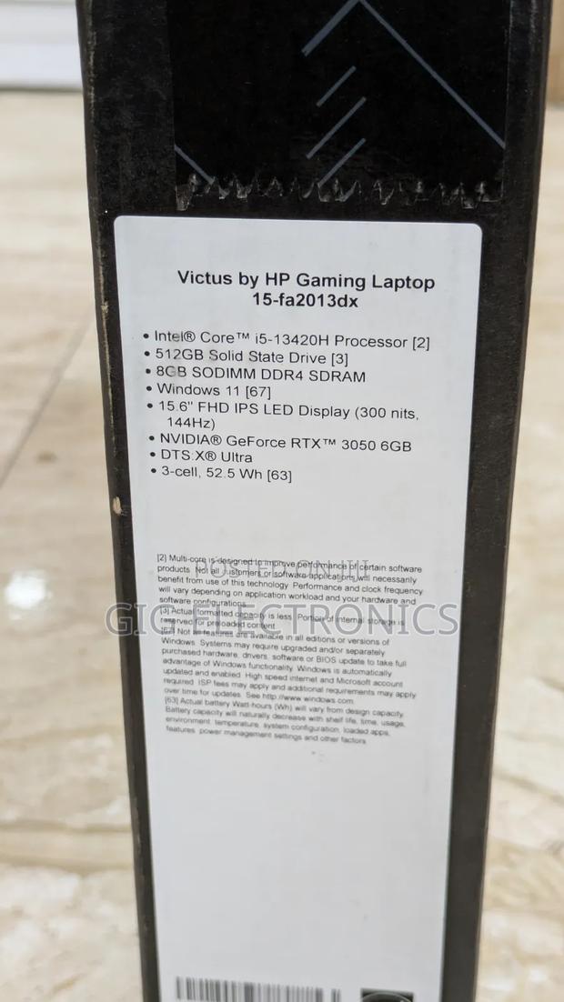 New Laptop HP Victus 15 8GB Intel Core i5 SSD 512GB · Photo 2