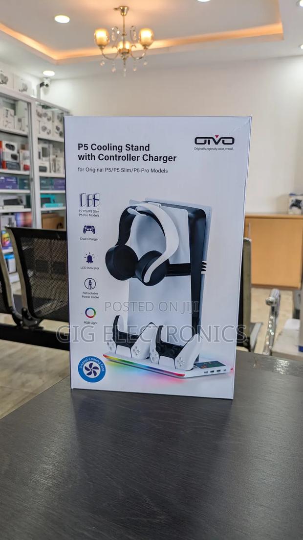 Ps5 Charging Stand With Cooling Fan · Photo 1