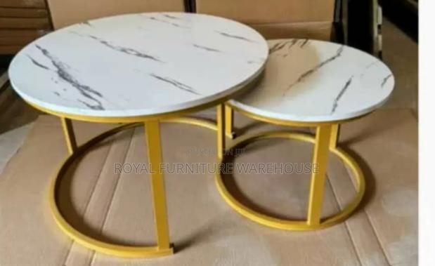 Double Wooden Center Table · Photo 1