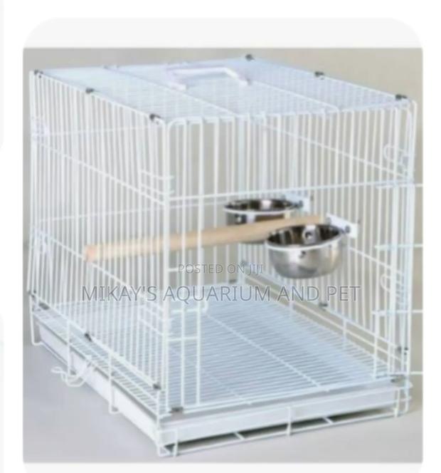 Large Metal Poodle Bird Cage · Photo 1