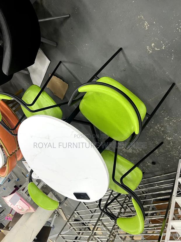 Green and White Combination Dining Set · Photo 1