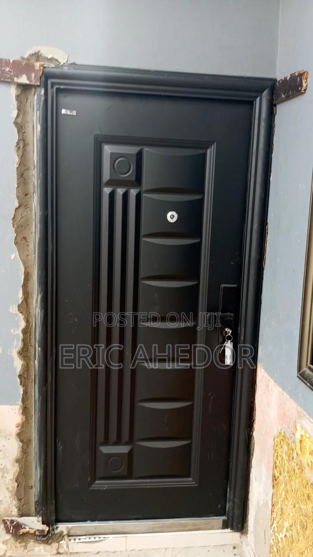 Black Sed Beautiful Full Metal Security Door and Accessories · Photo 1