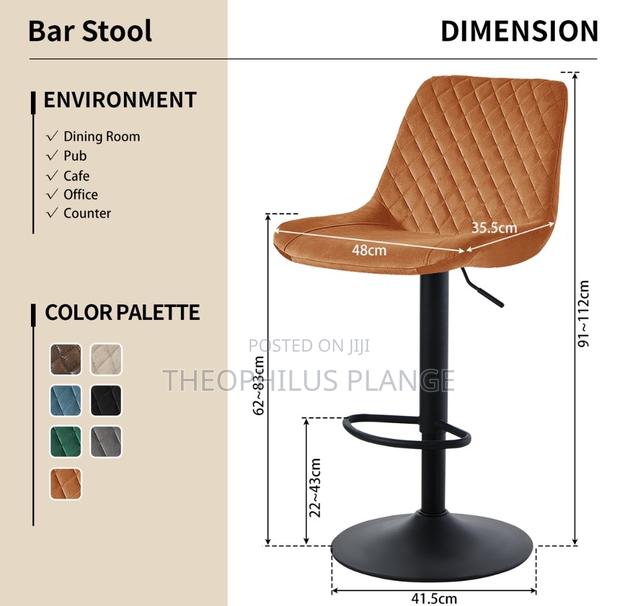 Adjustable Bar Stool , Party / Dining Chairs · Photo 2
