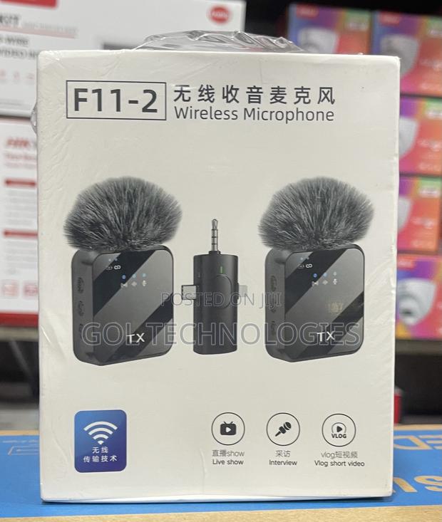 F11-2 Wireless Microphone for Live Shoe, Interview Vlog Short Video · Photo 1