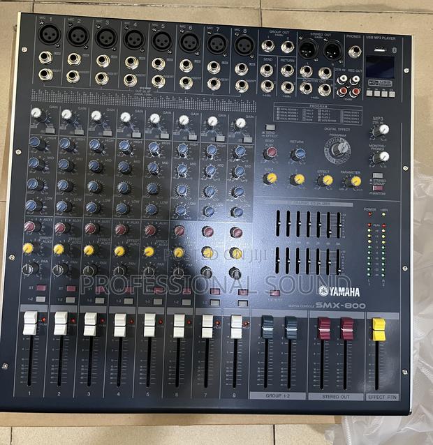 SMX-8 Mixer Console 8-Ch Premium Mic/Line Powerd Mixe · Photo 2