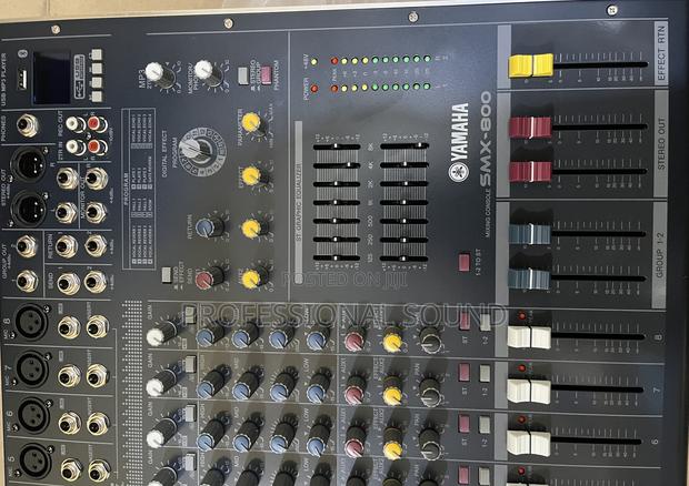 SMX-8 Mixer Console 8-Ch Premium Mic/Line Powerd Mixe · Photo 3