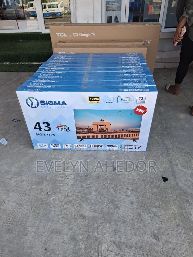 Fremeless Sigma 43 Inches Digital Satellite Tv Free Wall Mount · Photo 1