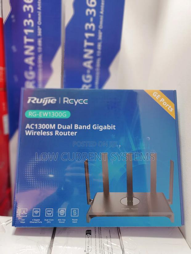 Ruijie Home Router Internet Network Wifi Net Ac1300m 1300g · Photo 1