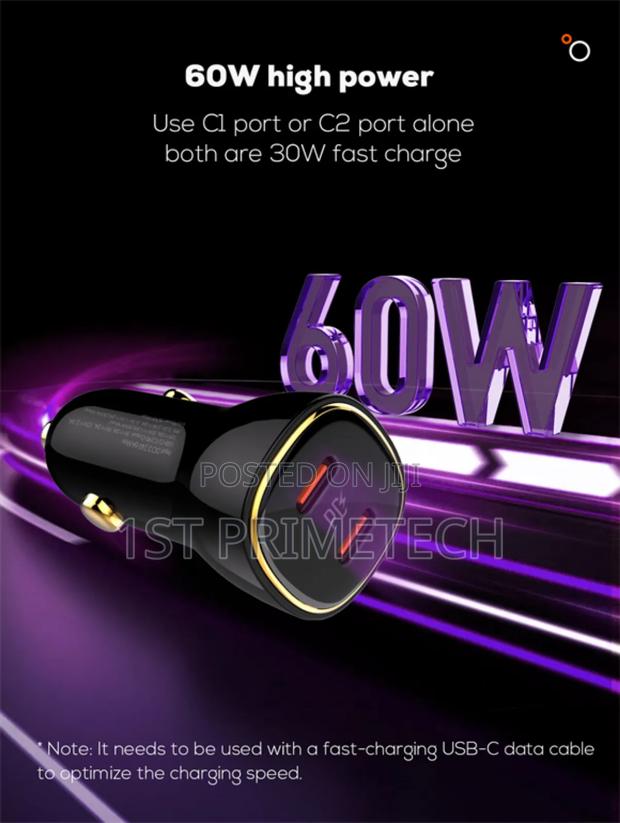 Ldnio 30w Dual Type-C Car Charger · Photo 3