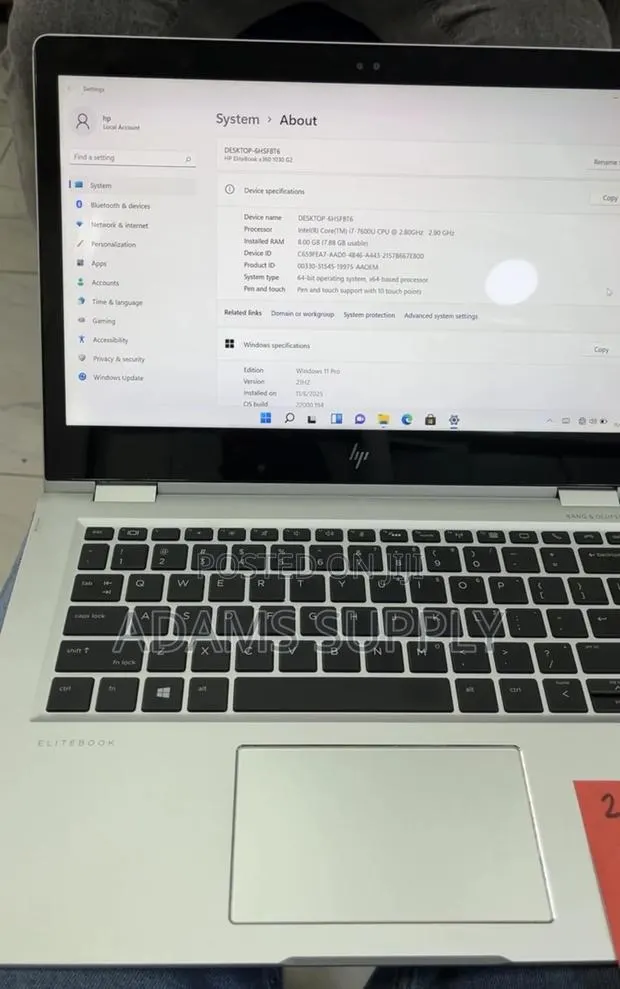 Laptop HP EliteBook 840 G5 16GB Intel Core I7 HDD 256GB · Photo 1