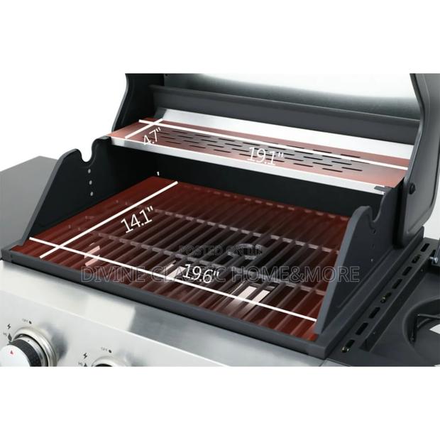 Gardenline 3burner + Side Burner Gas BBQ Grill · Photo 3