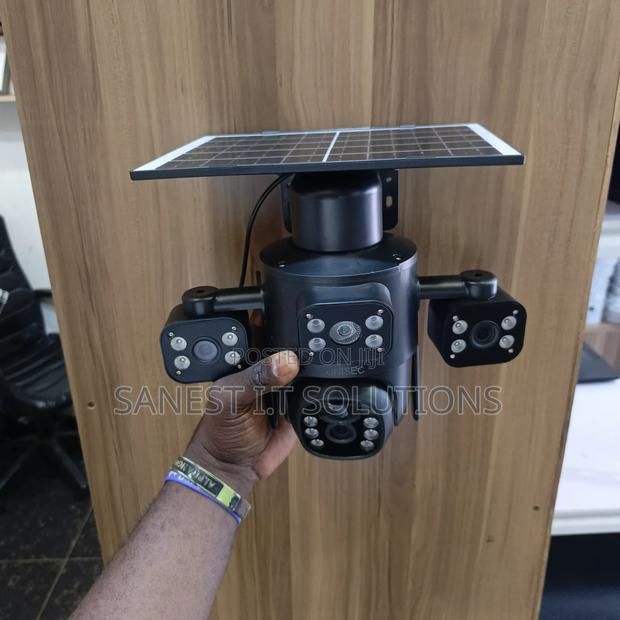 Solar CCTV Camera 3lens PTZ Camera 4g · Photo 2