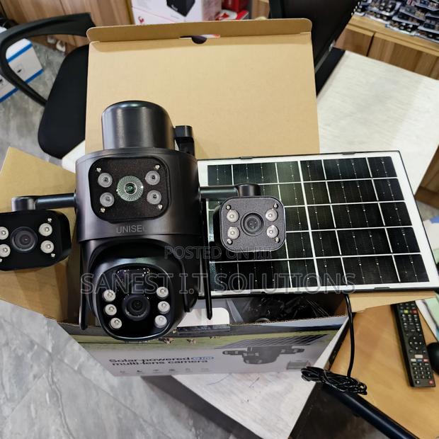 Triple Lens 4g Solar CCTV Camera · Photo 1