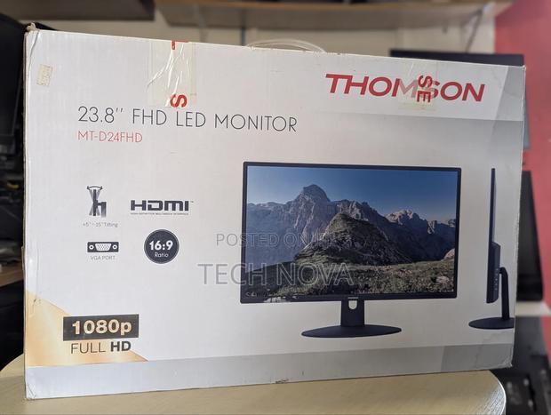 Thomson 24" Inch Full Hd Led Monitor - New, Hdmi, 1080p · Photo 1