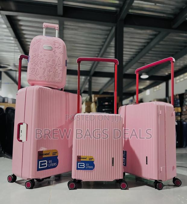 Original Baby Pink 4set Travelers Choice Zipless Traveling Bag · Photo 1