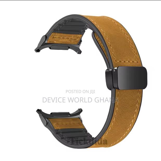 Tomi Leather Magnetic Buckle Strap For Samsung Watch Ultra · Photo 1