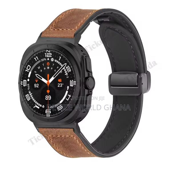 Tomi Leather Magnetic Buckle Strap For Samsung Watch Ultra · Photo 5