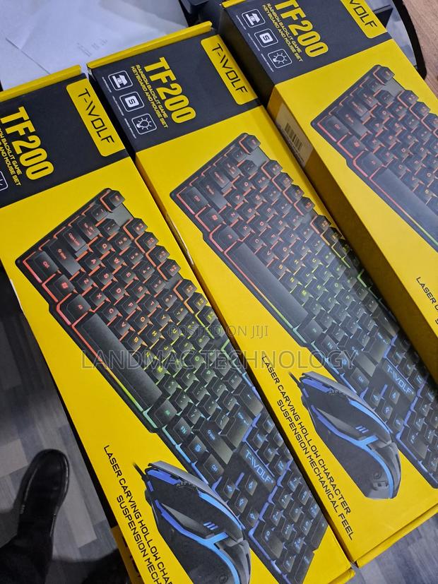 T-wolf 3-piece Illuminated Gaming Mouse And Keyboard Set · Photo 6