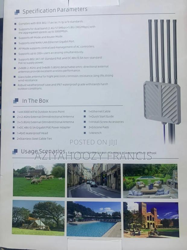 Wifi 6 Outdoor Access Point · Photo 1
