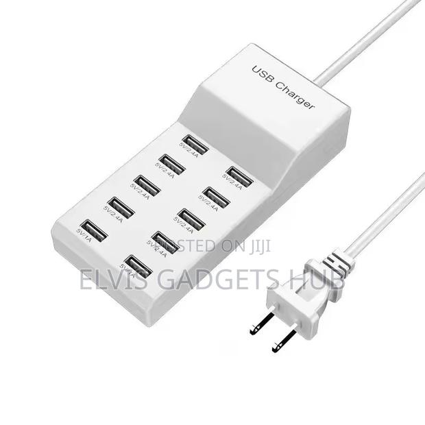 50w Multi 10 Port Usb Travel Charger · Photo 3