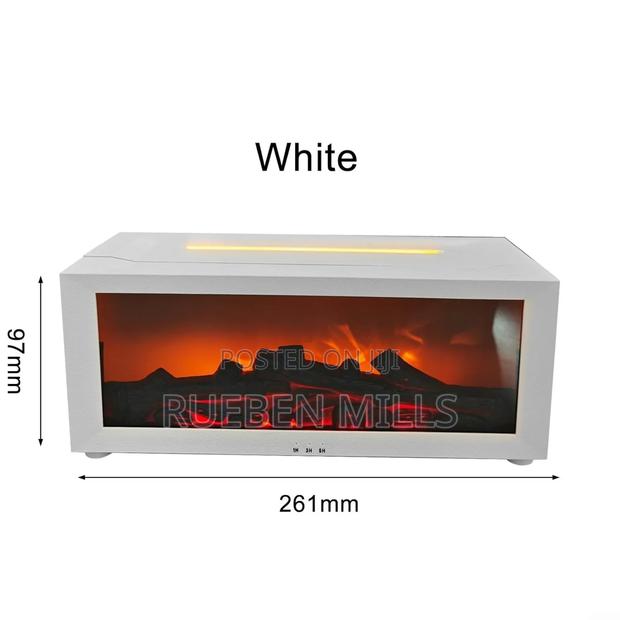 New White A4 Flame Aromatherapy Essential Oil Diffuser Machine · Photo 2