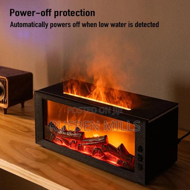 Ultra-Quiet A4 Flame Aroma Essential Oil Diffuser Air Freshener · Photo 1