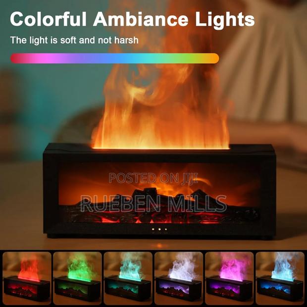 Ultra-Quiet A4 Flame Aroma Essential Oil Diffuser Air Freshener · Photo 2