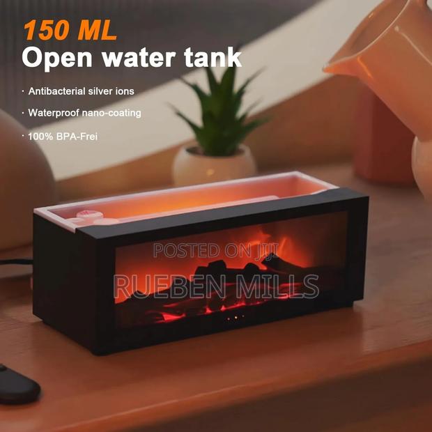 7-Colour Tabletop Flame Essential Oil Aroma Diffuser Humidifier · Photo 3
